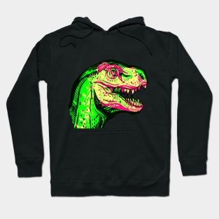 T-Rex Interactive Magenta&Green Filter T-Shirt #2 By Red&Blue Hoodie